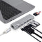 YUANSHAN USB C Hub for MacBook, 8-in-1 Docking Station Adapter with 4K HDMI,