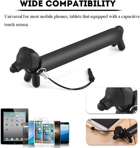 Universal Dog-Type Stylus Pen, Replacement Capacitive Touch Screen Pencil for Phone/Tablet Drawing & Writing (Dachshund