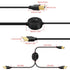 1 2 (2.5M) GELRHONR USB B to USB A Printer Cable Splitter - in Out Printer Cord Switcher for Sharing Keyboard, Mouse