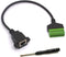 RJ45 Screw Terminal, Ethernet RJ45 Female Plug to 8 Pin Screw Terminal Block Connector for Cat7 6 5