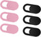 SIREG Webcam Cover Slide Ultra Thin - Cute Pink & Black Web Camera