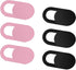 SIREG Webcam Cover Slide Ultra Thin - Cute Pink & Black Web Camera