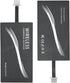 Pack of 2 Universal Type C Charger Adapter Mobile Phone Sticker Charging Receiver, Portable Charging Receiver
