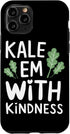 Vegan Lifestyle Kale Slogan Eco Friendly Kale Em With Kindness Vegan Quote Vegan Lifestyle Kale Sloga Case for