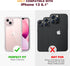 Diaclara Rugged Case for iPhone 13 - Full Body with Built-in Touch Sensitive Anti-Scratch Screen Protector, Crystal