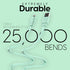 TALK WORKS Flat Lightning Charging Cable 5-7' Mint Green for iPhone 14/Plus/Pro/Pro Max, 13/Mini/Pro/Pro Max, 12/11/10/8