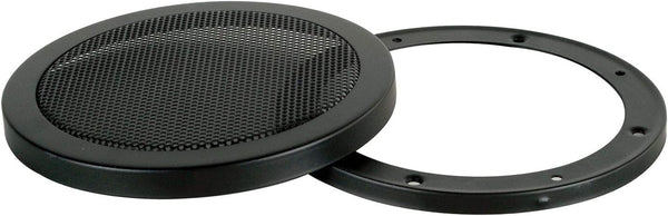 5-1/4-Inch Diameter 2-Pc Black Mesh Speaker Grill