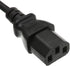 CableWholesale 3 C13 C14 3 18 10 C13 C14 feet Computer/Monitor Power Extension Cord, Female to Male Plug, Pin, AWG