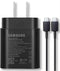 Fast Adaptive 25W Wall Charger for Alcatel 3X / 3v / 1v / 7/5 / Idol 4s / 5s with 4FT UrbanX USB C PD Cable - Black