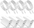 iPhone 16 15 Charger, USB C Fast Wall Charger 4-Pack with 6 ft USB C Cable for iPhone 16/15 Pro/AirPods