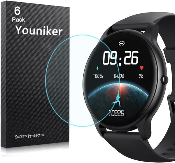 6 Pack SR1 Watch Screen Protector Film, Compatible with Parsonver 1.32 inch Smartwatch, Anti-Scratch HD Foils