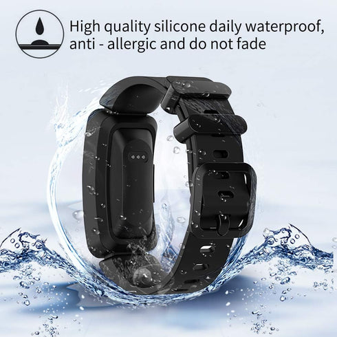 Watbro Kids Bands Compatible with Fitbit Ace 2, Colorful Soft Silicone Replacement Strap for Boys Girls 6+
