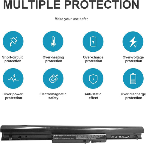 TREE.NB VK04 Battery for HP Pavilion Sleekbook 14 15 Series, Compatible with Multiple Models