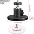ZT-NET 24lb 1/4-20 Magnetic Camera Mount Base with Mini Ball Head Super Strong Rubber Coating Neodymium Magnet
