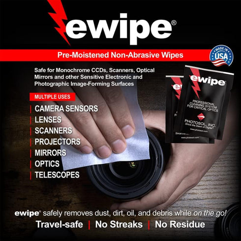Photographic Solutions Digital Survival Kit - Type-2 Sensor Swabs, PEC-PAD Wipes, E-Wipe, Eclipse Fluid