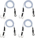 AMK 4Pcs 28in 1/10 Scale Elastic RC Crawler Tow Ropes with Hook