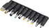 Universal 10Pcs DC 5.5x2.1mm Connectors Plug Kit, Laptop Notebook Input DC Plug Set, Female Adapter Base