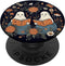 Ghost Reading Book Retro Floral Spooky Bookworm Cute PopSockets Standard PopGrip