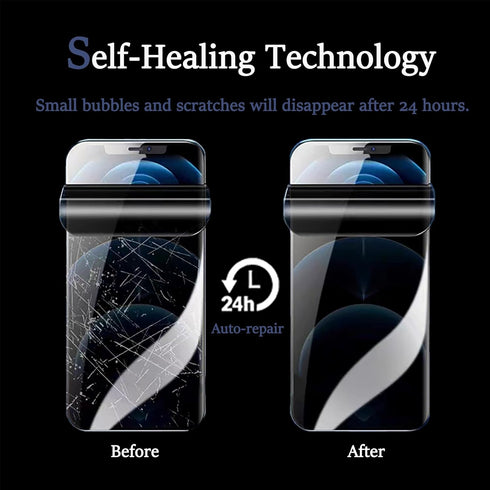 2 Pack Anti-Spy Privacy Screen Protector for iPhone 15 Pro Max 6.7", Flexible TPU Film, Case Friendly, Touch Sensitive