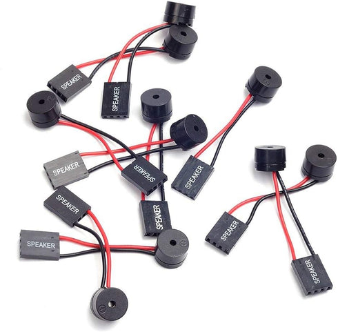 10 Pcs PC Motherboard Internal Mini Speaker, Computer Case Mainboard BIOS Alarm Buzzer for Arduino/Computer