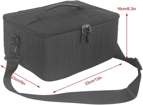 Koolertron Camera Case, Universal DSLR Insert Bag, Waterproof Sleeve for Canon/Nikon/Sony (Black)