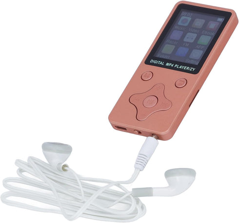 ASHATA Portable MP3 Player 64GB, Bluetooth 5.0 MP3 MP4 Music Player, Support Speaker