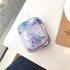 SGVAHY Clear Airpods Case with Keychain - Purple, Soft Silicone, Wireless Charging, Shockproof, Cute Bling Quicksand