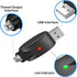 Yacusum 2Pieces USB Thread Cable,USB Smart Charger Cable, Overcharge Protection Adapter with LED Indicator Adapter