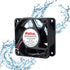 Wathai 60mm x 25mm 12V Waterproof Small Fan, High Speed DIY Cooling for RV Refrigerator, Computer Case, IP67