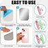 10 Pcs Adhesive Thin Metal Plates for Magnetic Mounts, Magnet Phone Metal Plates for Phone Case and Car, Compatible