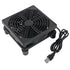 Meimom 2PACK 120mm 120mm 25mm 5V Quiet Fan, Cooling Case Fan for Receiver DVR Xbox TV Box Router x USB Power
