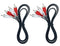 ZHLATECK RCA Stereo Audio Cable, 3FT 2-RCA Male to 2-RCA Male Cable Compatible