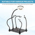 7.9" 1Pcs 3/8"-16 PATIKIL Gooseneck, Male to Male Thread Metal Universal Hose Flexible Arm Gooseneck Tube Extension