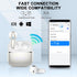 5.3 4 40H IP7 Wireless Earbud, Bluetooth Headphones Built in ENC Mic, Stereo Bass Wireless Earphones, Bluetooth Earbud