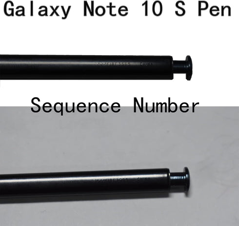 Galaxy Note 10 S Pen with Bluetooth Replacement for Samsung Galaxy Note 10 Plus S Pen, Aura Black Stylus Pen
