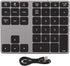 Bluetooth Numeric Keypad, 35 Keys Ultra Thin Number Pad, Bluetooth 5.0 Rechargeable for Tablet, Windows,