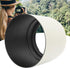 Zyyini ET-83C Lens Hood, ABS White Reversible Camera Lens Shade for EF 100-400mm f/4.5-5.6L is USM Lens
