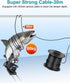 220 4.3" 5000mAh 65ft (65FT) FourQ Underwater Fishing Camera, Ultra-Wide Angle Video Fish Finder with HD LCD Monitor