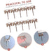 HyKab 10pcs Silverx4p Eject Ejecting Opener Removers Card Remover Chip Ejectors Design Steel for Needles Tablet Needle