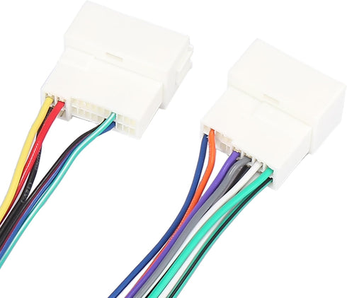 70-7304 Set 2011-2018 X AUTOHAUX Car Stereo CD Player Wiring Harness Wire Radio Adapter for Hyundai Elantra