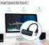 HRIOEKAX RJ45 RJ45 1 3 Cat5, Cat5e, Cat6, Cat7 Set-top Upgrade Ethernet Splitter Cable, Male to Female Network Splitter