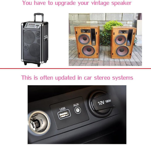 USB Bluetooth Receiver Adapter - Wireless Audio Adapter, Car Kit Music Receiver for Home/Car Stereo Sound System