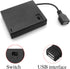 DGZZI USB Female Socket 4 AA Battery Case Box Holder with ON-Off Switch