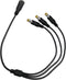 GGIPOWY DC Power Splitter Cable 5.5x2.5mm 3-Pack, 1 to 3 Way 18AWG 12V/24V