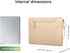 LANDICI 360° Protective Laptop Sleeve Case 15.6 16 Inch with Handle, Waterproof Slim Cover Bag for MacBook Pro 16,