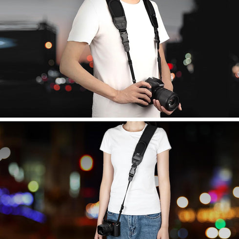 Universal Soft Neoprene Shoulder Neck Strap for DSLR Camera, Quick-Release Camera Strap for X100V, Canon R5, R6, R7,