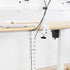 VIVO Vertebrae Cable Management Kit, Adjustable Quad Entry Wire Organizer for Home Office, White
