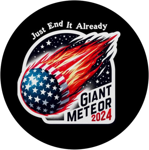 Funny 2024 Election Giant Meteor Candidate Independent PopSockets Standard PopGrip