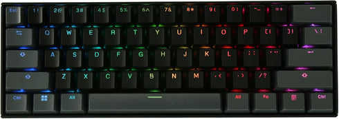 Happy Balls Keycaps, Backlit ABS Doubleshot Shine Through Keycap Set for Cherry MX OEM US Layout Key Caps (Black and