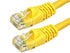 Monoprice 0.5FT Cat6 24AWG Ethernet Cable, 550MHz, Bare Copper, Yellow